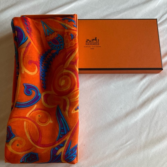 Mousseline Silk Scarf - Picture 1 of 7